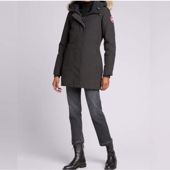 Canada Goose Victoria Parka Size S Black - Picture 8 of 12